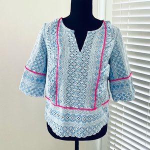 Vineyard Vines Eyelet Pop Trim Sz M